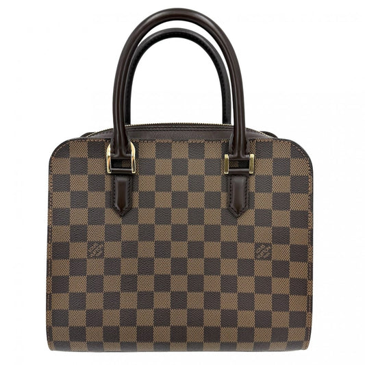 LOUIS VUITTON ルイヴィトン ハンドバッグ トリアナ N51155 ダミエキャンバス ブラウン 茶 ゴールド金具 レディース【中古品】