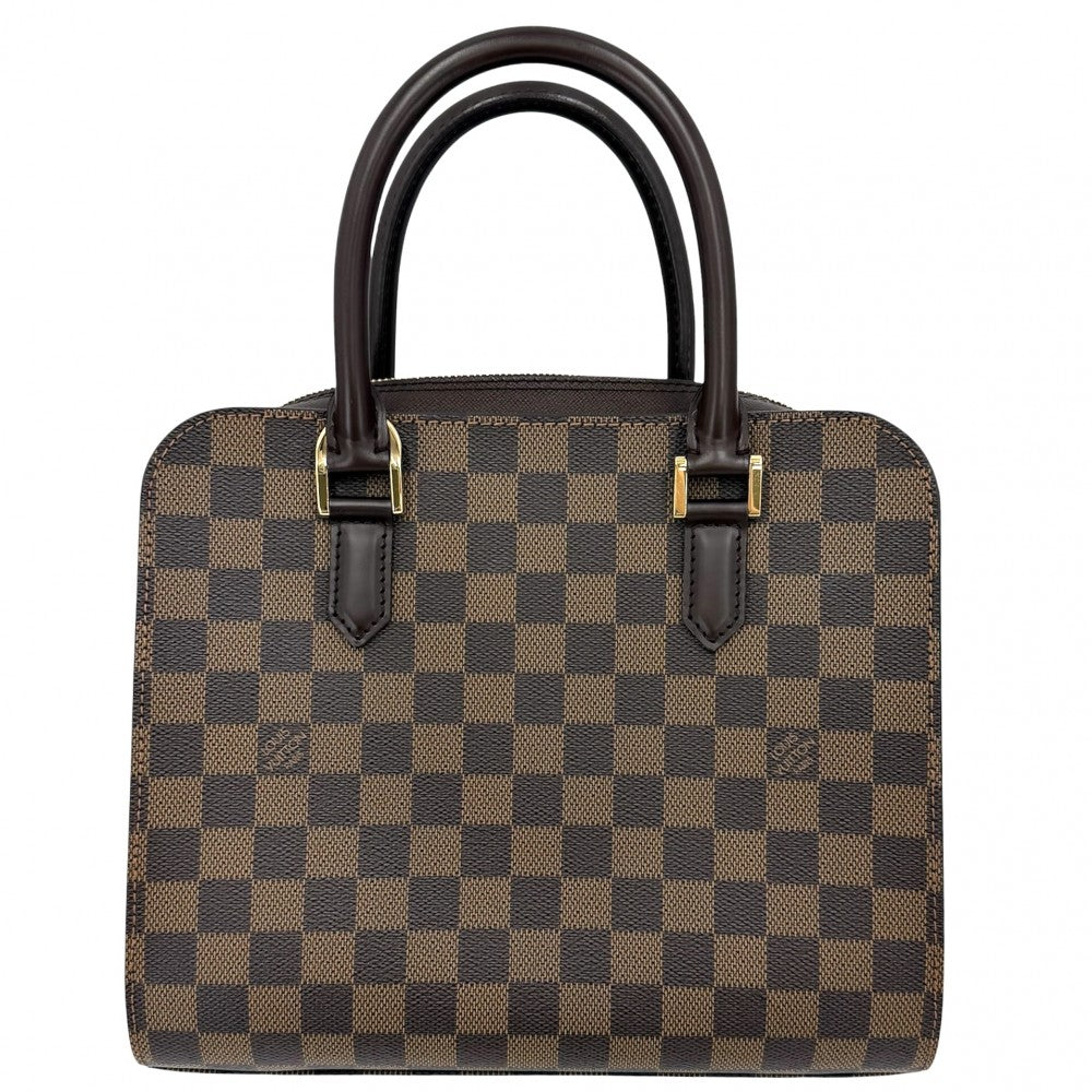 LOUIS VUITTON ルイヴィトン ハンドバッグ トリアナ N51155 ダミエキャンバス ブラウン 茶 ゴールド金具 レディース【中古品】