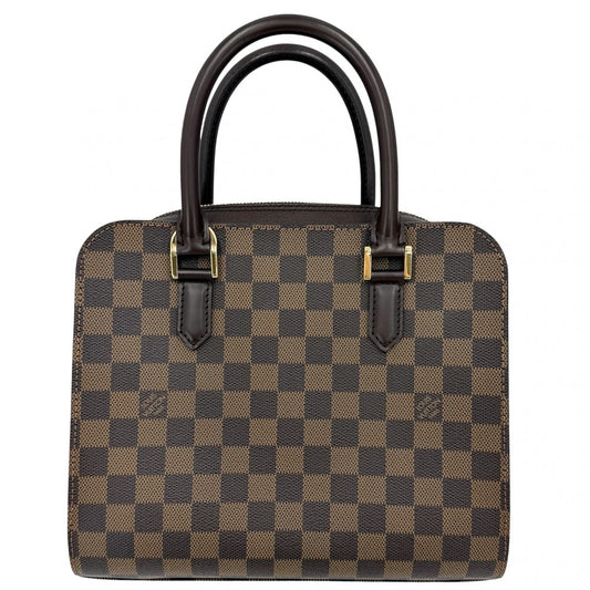 LOUIS VUITTON ルイヴィトン ハンドバッグ トリアナ N51155 ダミエキャンバス ブラウン 茶 ゴールド金具 レディース【中古品】