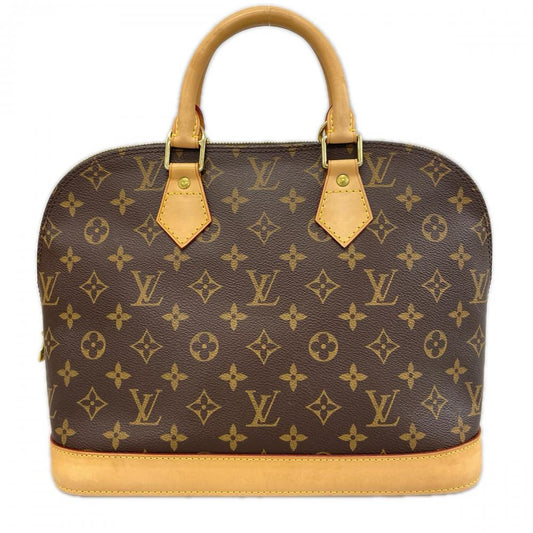 LOUIS VUITTON ルイヴィトン ハンドバッグ モノグラム アルマPM LVロゴ M51130 ブラウン 茶 ゴールド金具 レディース【中古品】