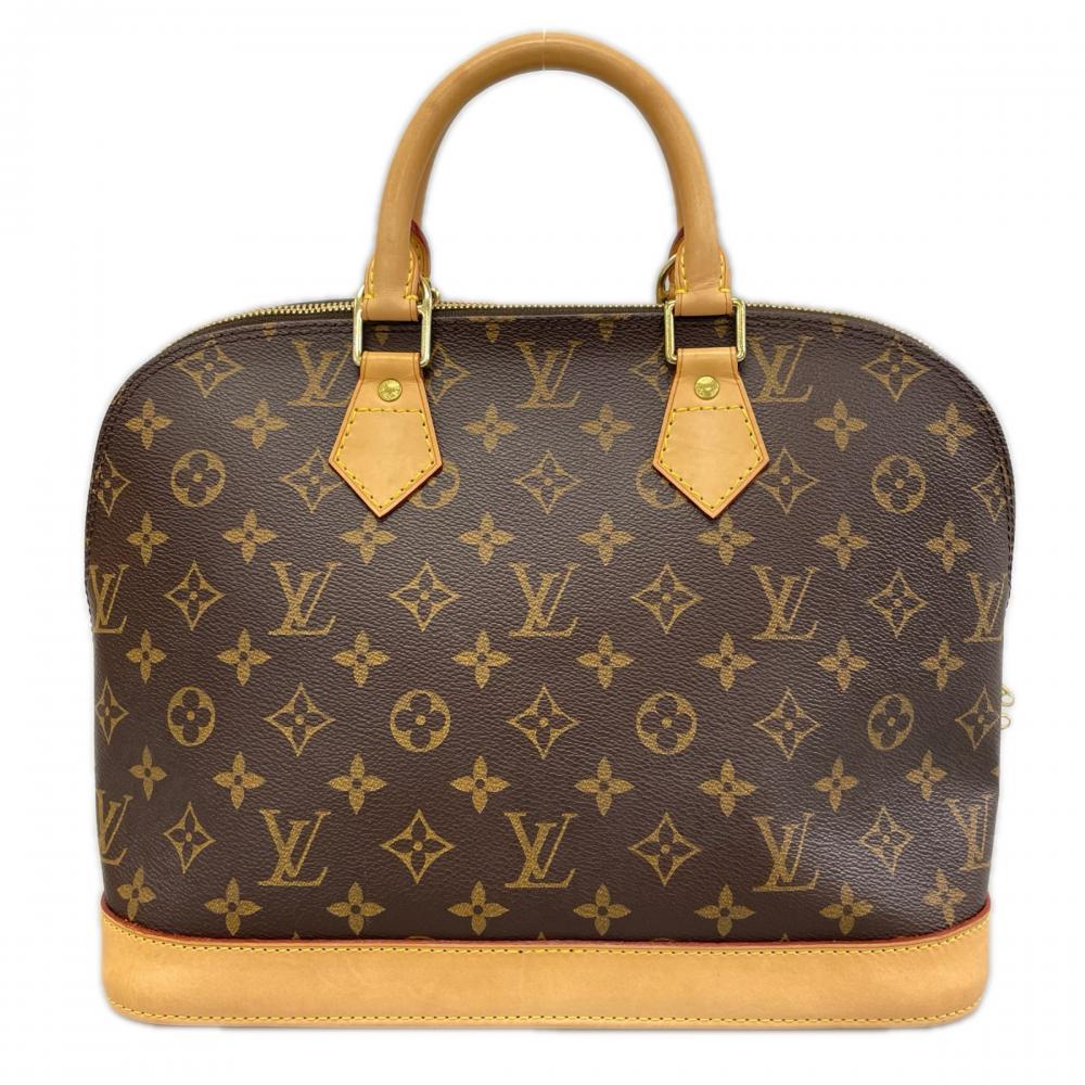 LOUIS VUITTON ルイヴィトン ハンドバッグ モノグラム アルマPM LVロゴ M51130 ブラウン 茶 ゴールド金具 レディース【中古品】