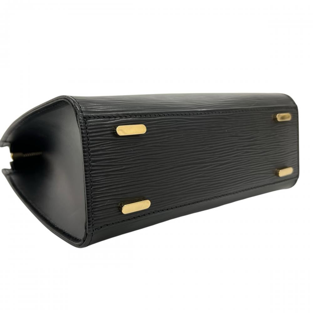 LOUIS VUITTON ルイヴィトン ハンドバッグ エピ フィガリPM M52002 エピレザー ブラック 黒 ゴールド金具 レディース【中古品】
