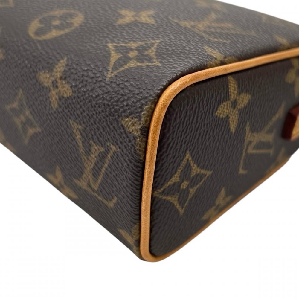 LOUIS VUITTON ルイヴィトン ハンドバッグ レシタル シングルハンドル M51900 モノグラムキャンバス ブラウン 茶 ゴールド金具 レディース【中古品】