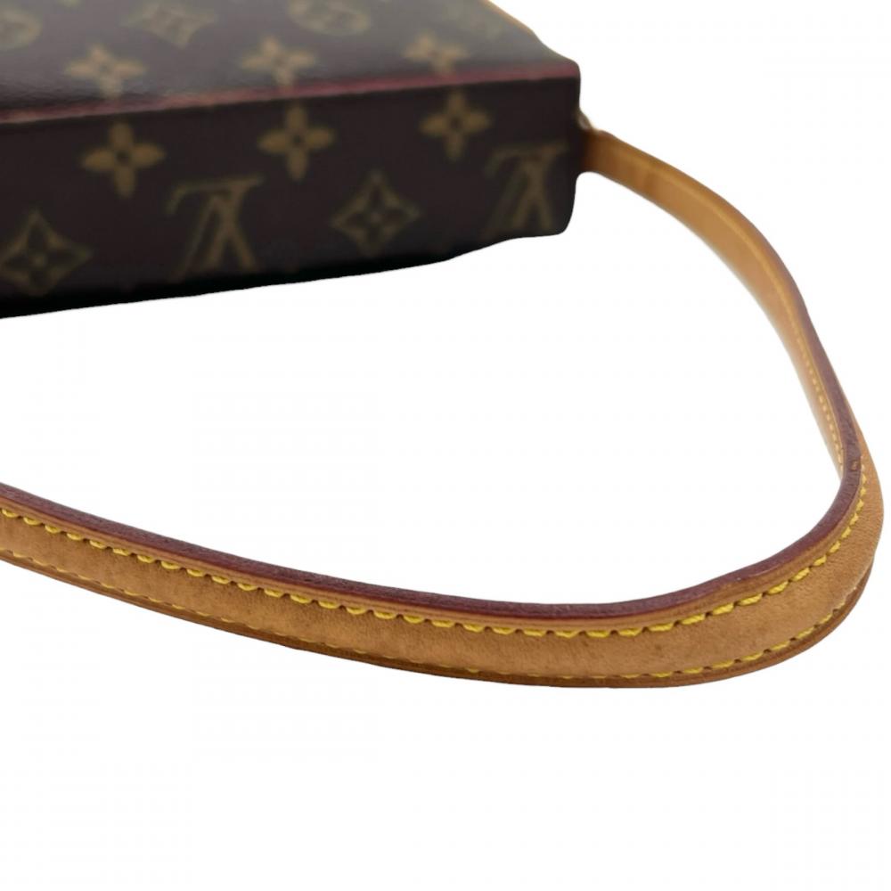 LOUIS VUITTON ルイヴィトン ハンドバッグ レシタル シングルハンドル M51900 モノグラムキャンバス ブラウン 茶 ゴールド金具 レディース【中古品】
