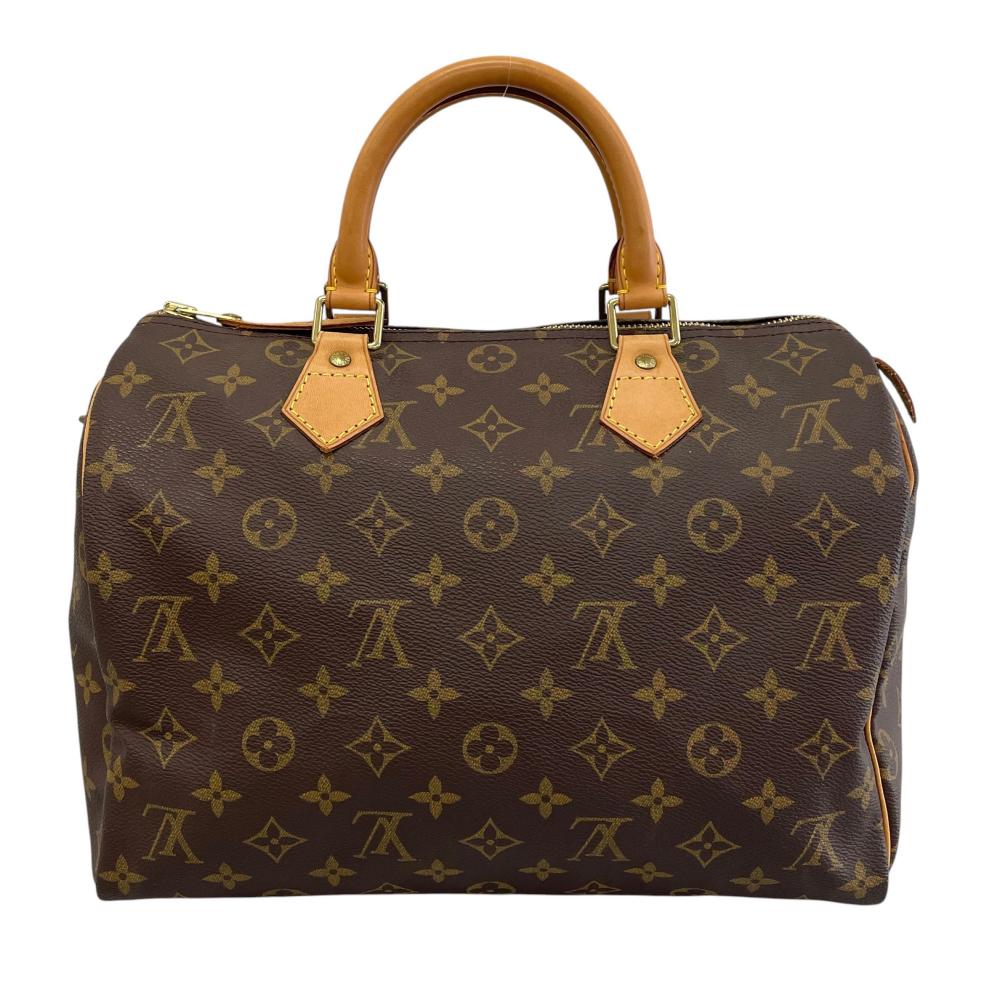 LOUIS VUITTON ルイヴィトン ハンドバッグ スピーディー30 M41526 モノグラムキャンバス ブラウン 茶 ゴールド金具 レディース【中古品】
