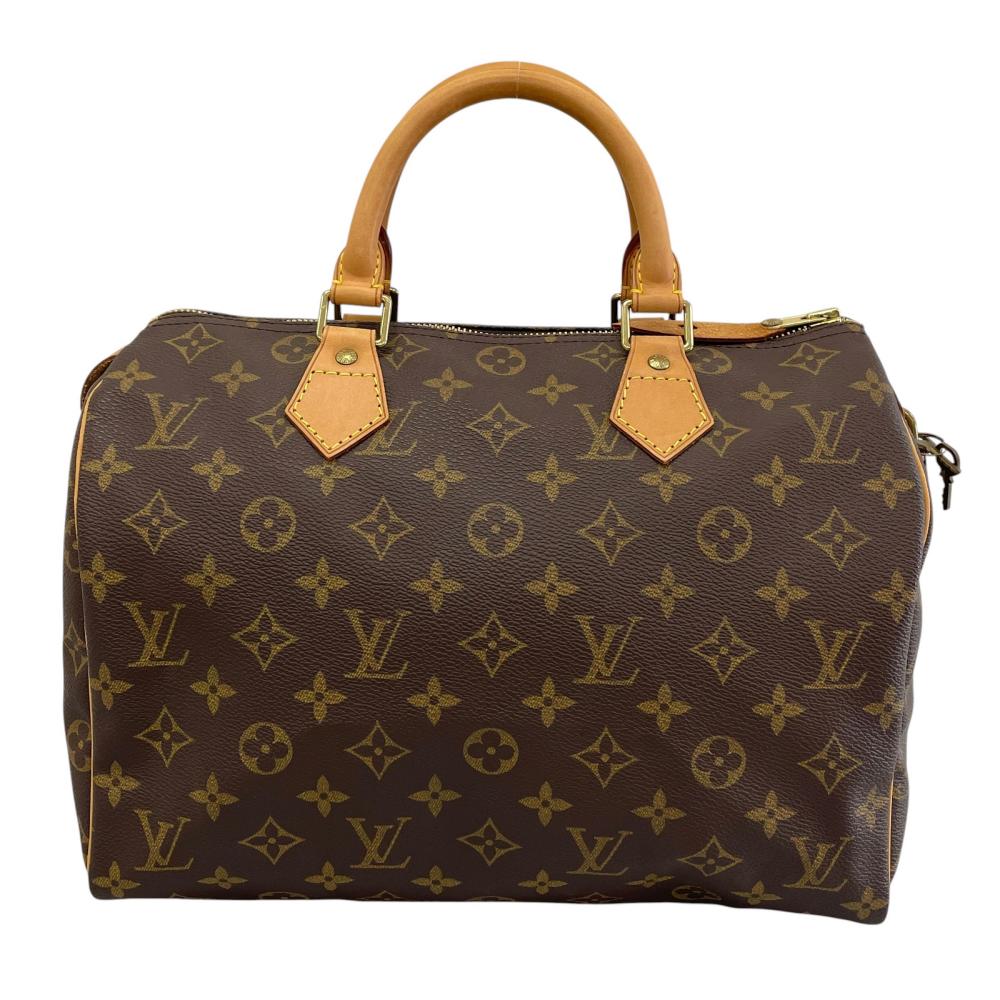 LOUIS VUITTON ルイヴィトン ハンドバッグ スピーディー30 M41526 モノグラムキャンバス ブラウン 茶 ゴールド金具 レディース【中古品】