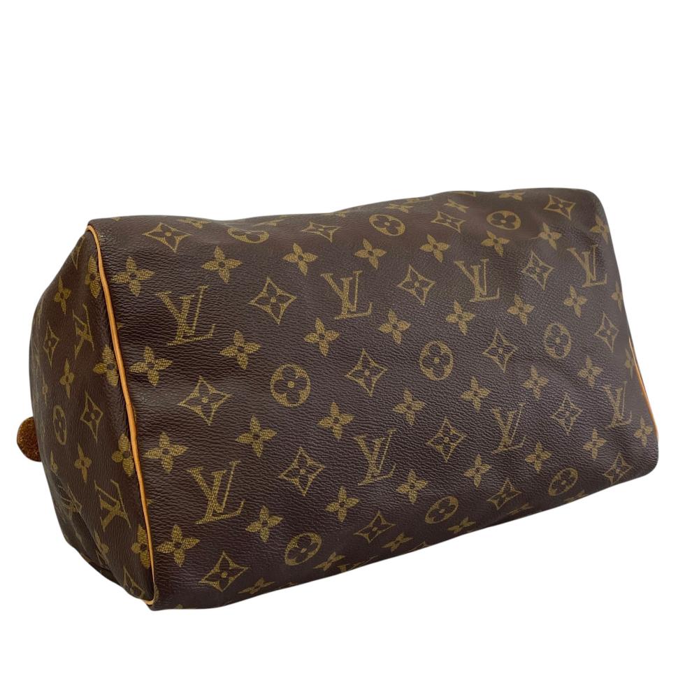 LOUIS VUITTON ルイヴィトン ハンドバッグ スピーディー30 M41526 モノグラムキャンバス ブラウン 茶 ゴールド金具 レディース【中古品】