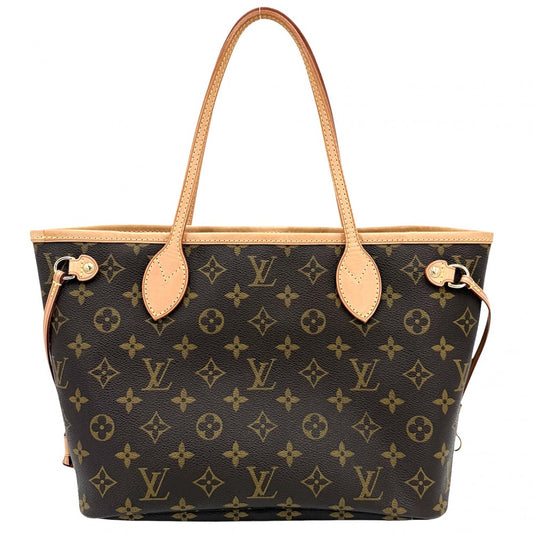 LOUIS VUITTON ルイヴィトン トートバッグ ネヴァーフルPM ハンドバッグ M40155 モノグラムキャンバス ブラウン 茶 ゴールド金具 レディース【中古品】