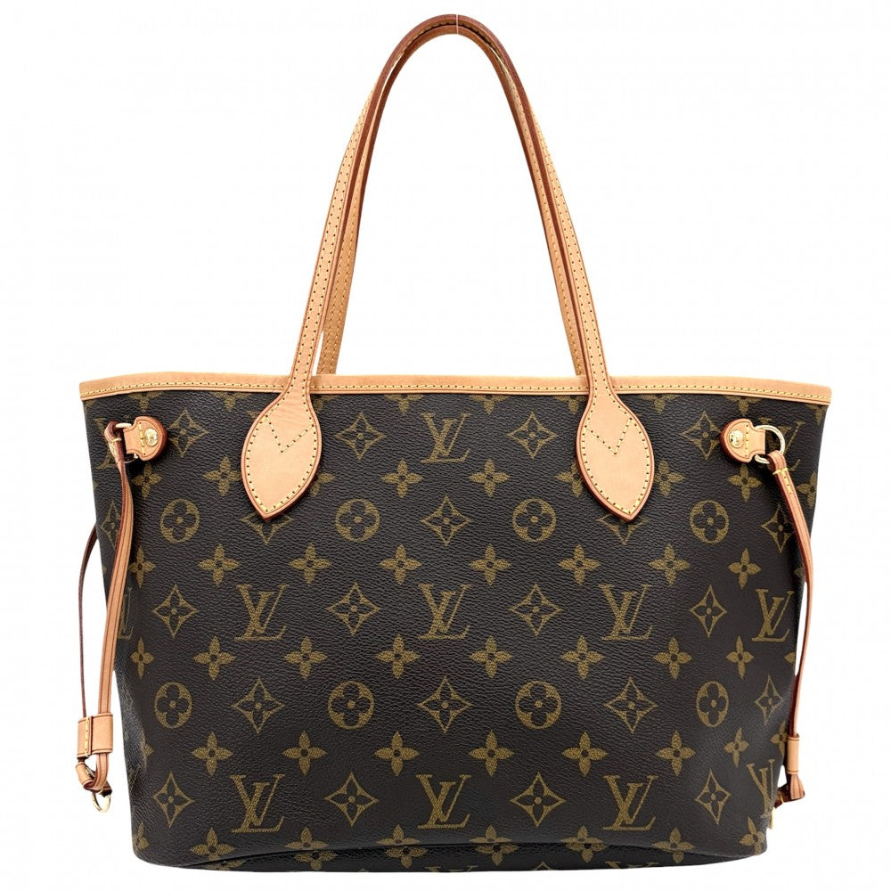 LOUIS VUITTON ルイヴィトン トートバッグ ネヴァーフルPM ハンドバッグ M40155 モノグラムキャンバス ブラウン 茶 ゴールド金具 レディース【中古品】