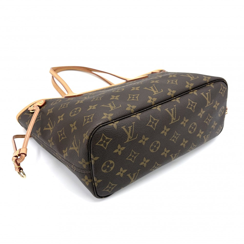 LOUIS VUITTON ルイヴィトン トートバッグ ネヴァーフルPM ハンドバッグ M40155 モノグラムキャンバス ブラウン 茶 ゴールド金具 レディース【中古品】