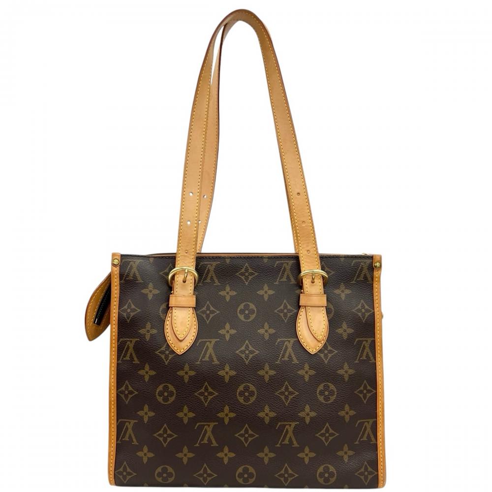 LOUIS VUITTON ルイヴィトン トートバッグ ポパンクール・オ モノグラム M40007 モノグラムキャンバス ブラウン 茶 ゴールド金具 レディース【中古品】