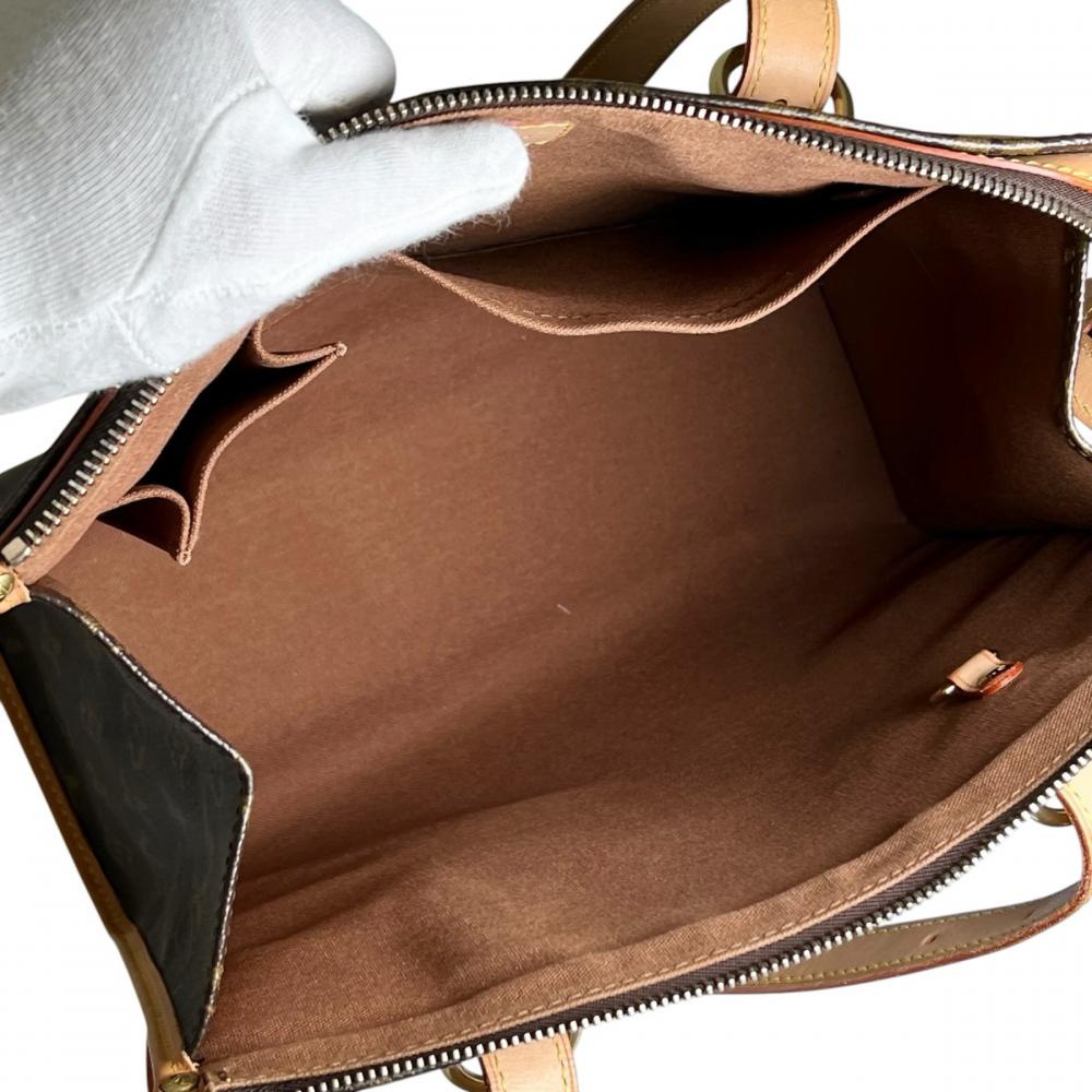 LOUIS VUITTON ルイヴィトン トートバッグ ポパンクール・オ モノグラム M40007 モノグラムキャンバス ブラウン 茶 ゴールド金具 レディース【中古品】