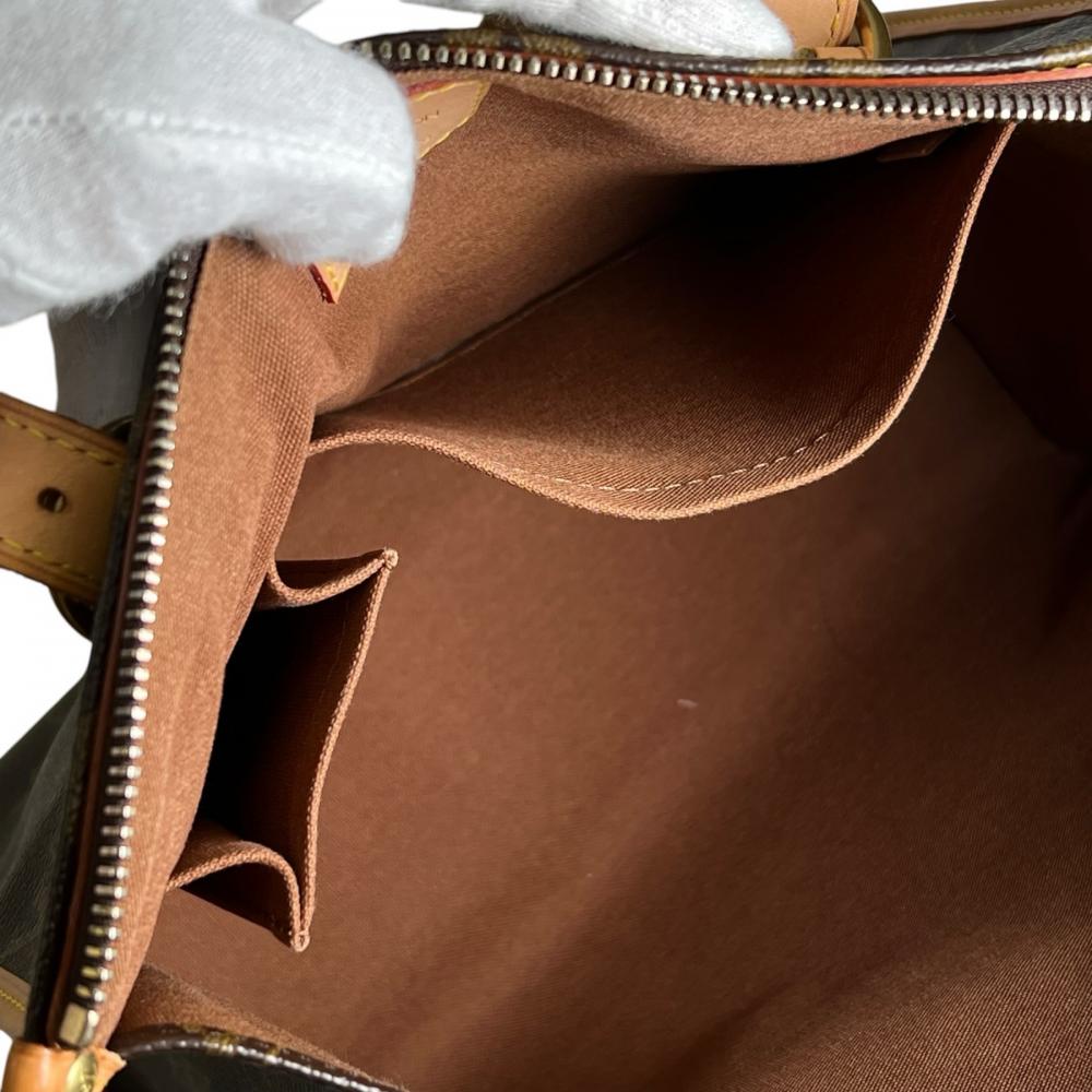 LOUIS VUITTON ルイヴィトン トートバッグ ポパンクール・オ モノグラム M40007 モノグラムキャンバス ブラウン 茶 ゴールド金具 レディース【中古品】