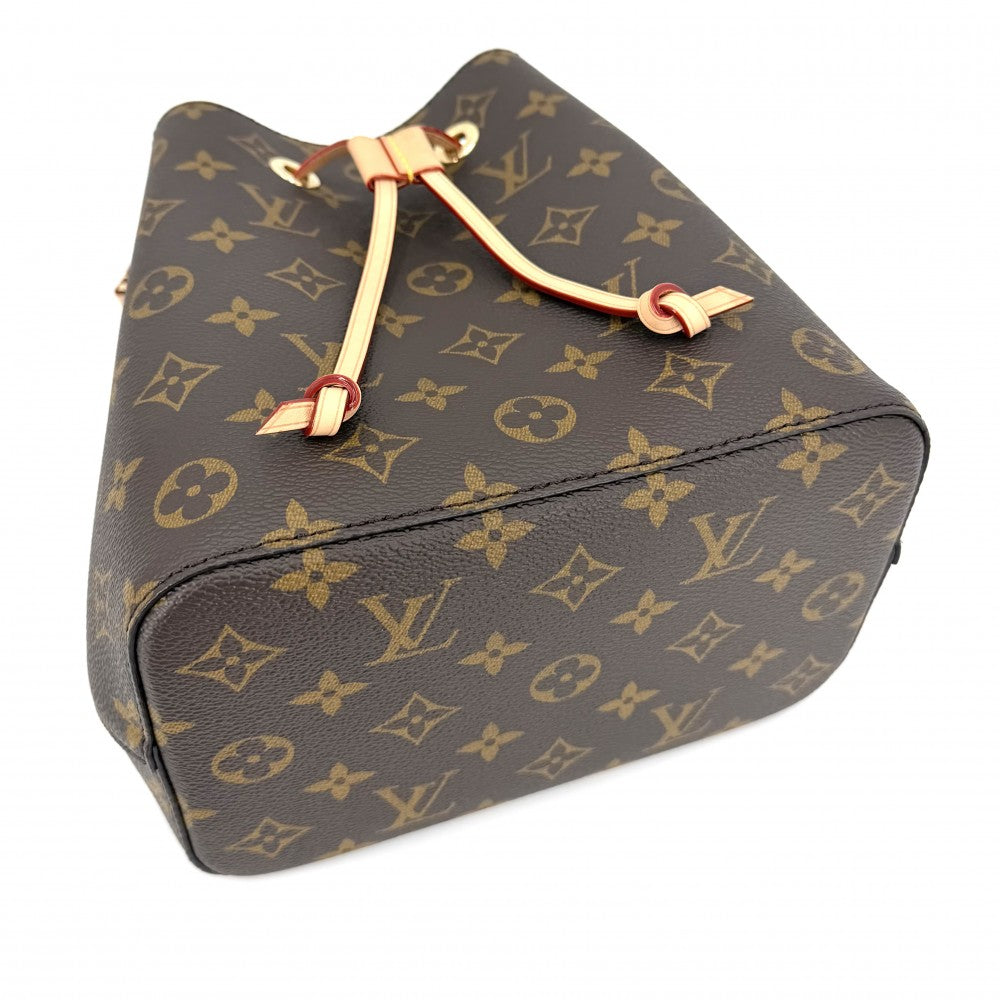 LOUIS VUITTON ルイヴィトン 2WAY ネオノエBB ショルダーバッグ ハンドバッグ M46581 モノグラムキャンバス ブラウン 茶 ゴールド金具 レディース【中古品】