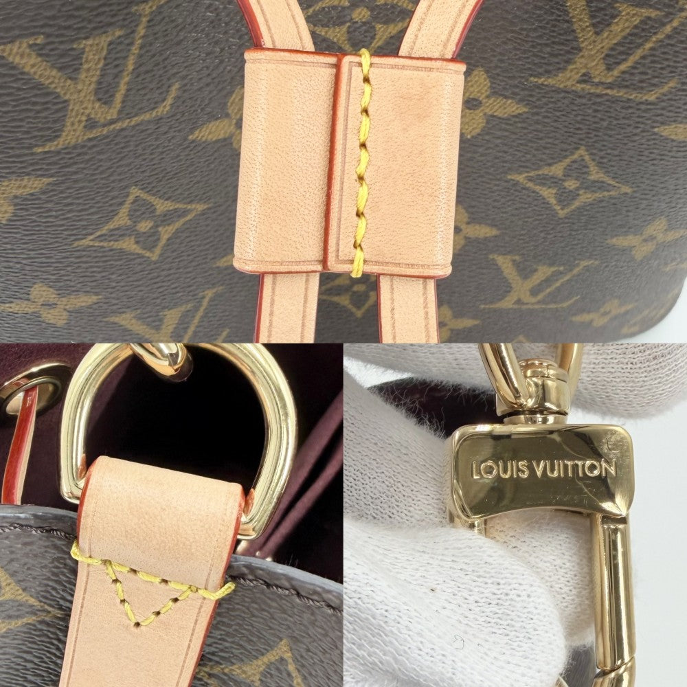 LOUIS VUITTON ルイヴィトン 2WAY ネオノエBB ショルダーバッグ ハンドバッグ M46581 モノグラムキャンバス ブラウン 茶 ゴールド金具 レディース【中古品】