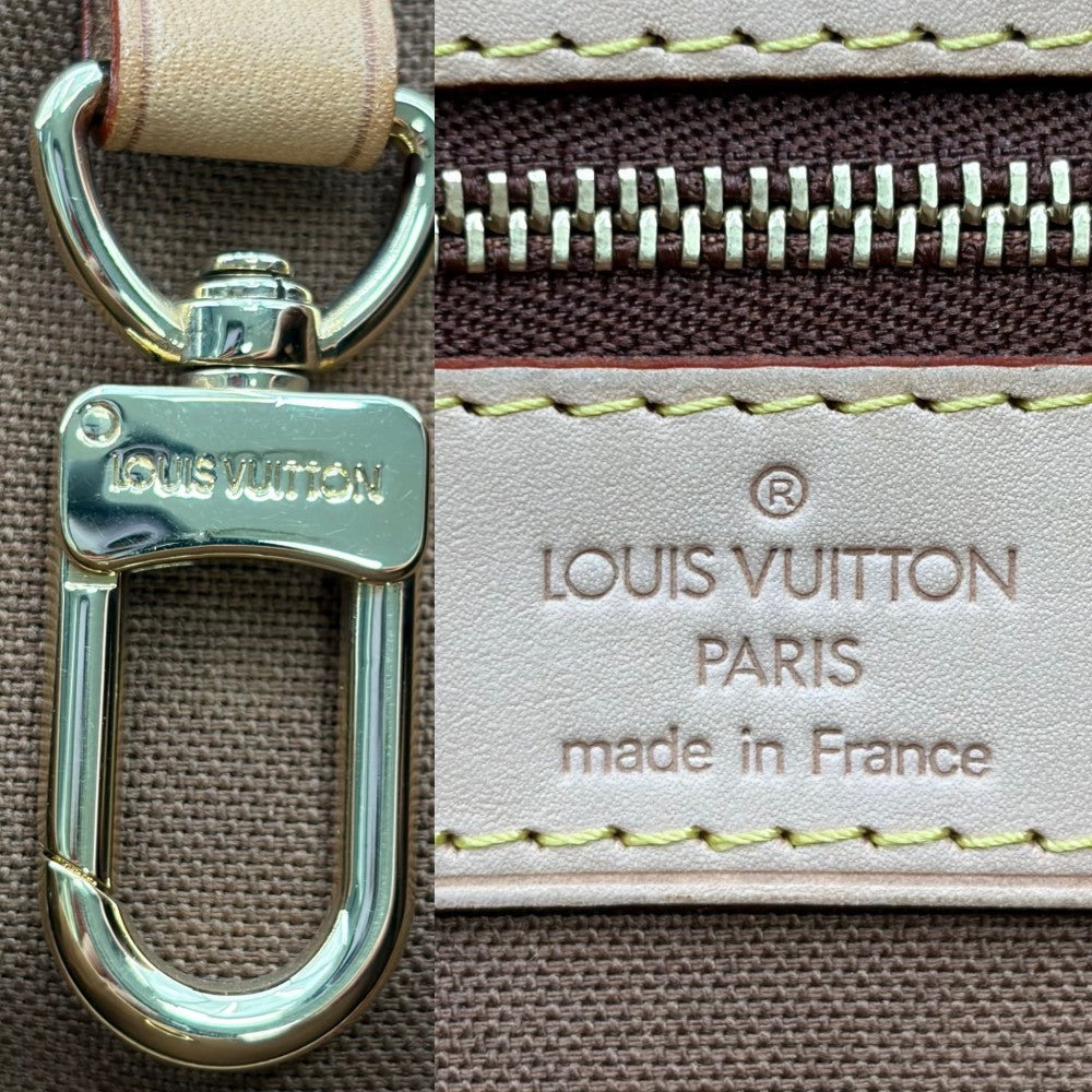 LOUIS VUITTON ルイヴィトン トートバッグ バティニョールオリゾンタル ハンドバッグ M51154 モノグラムキャンバス ブラウン 茶 ゴールド金具 レディース【中古品】