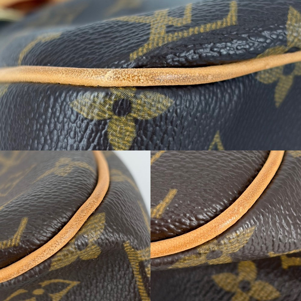LOUIS VUITTON ルイヴィトン トートバッグ バティニョールオリゾンタル ハンドバッグ M51154 モノグラムキャンバス ブラウン 茶 ゴールド金具 レディース【中古品】