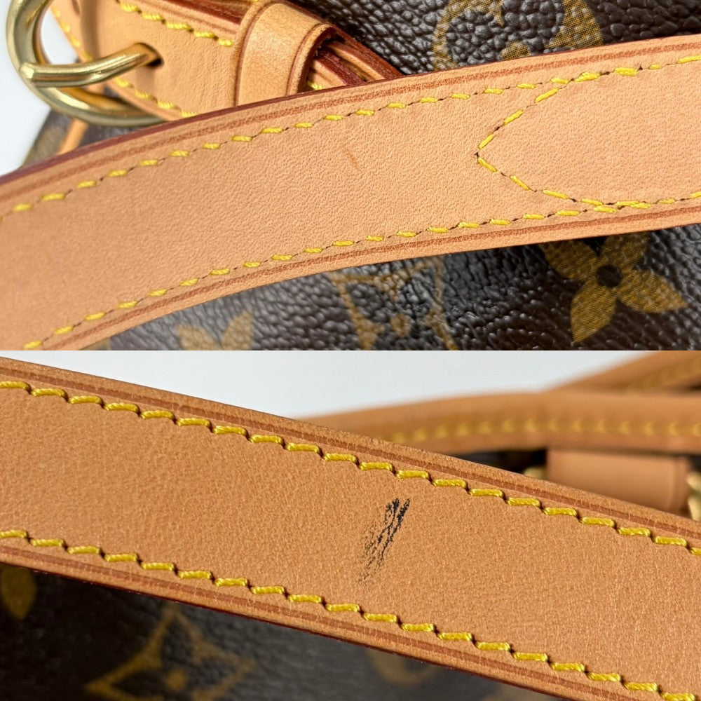 LOUIS VUITTON ルイヴィトン トートバッグ バティニョールオリゾンタル ハンドバッグ M51154 モノグラムキャンバス ブラウン 茶 ゴールド金具 レディース【中古品】