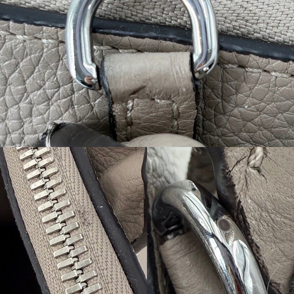 LOUIS VUITTON ルイヴィトン 2WAY シティスティーマーMM ショルダーバッグ ハンドバッグ M53017 トリヨンレザー ガレ(ベージュ系) シルバー金具 レディース【中古品】