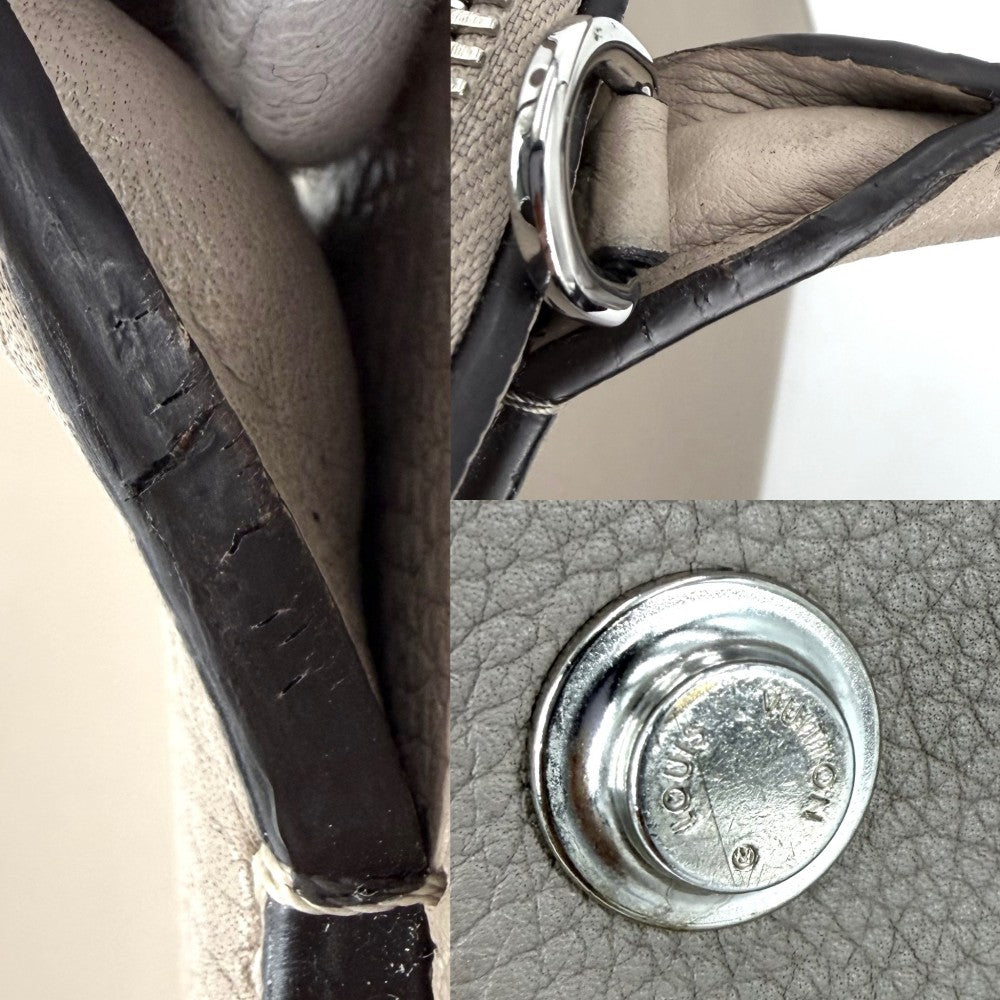 LOUIS VUITTON ルイヴィトン 2WAY シティスティーマーMM ショルダーバッグ ハンドバッグ M53017 トリヨンレザー ガレ(ベージュ系) シルバー金具 レディース【中古品】