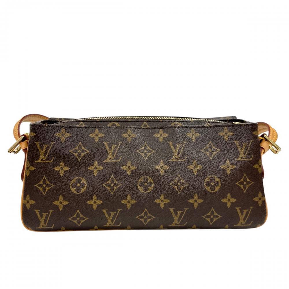 LOUIS VUITTON ルイヴィトン ハンドバッグ ヴィバ・シテMM M51164 モノグラムキャンバス ブラウン 茶 ゴールド金具 レディース【中古品】