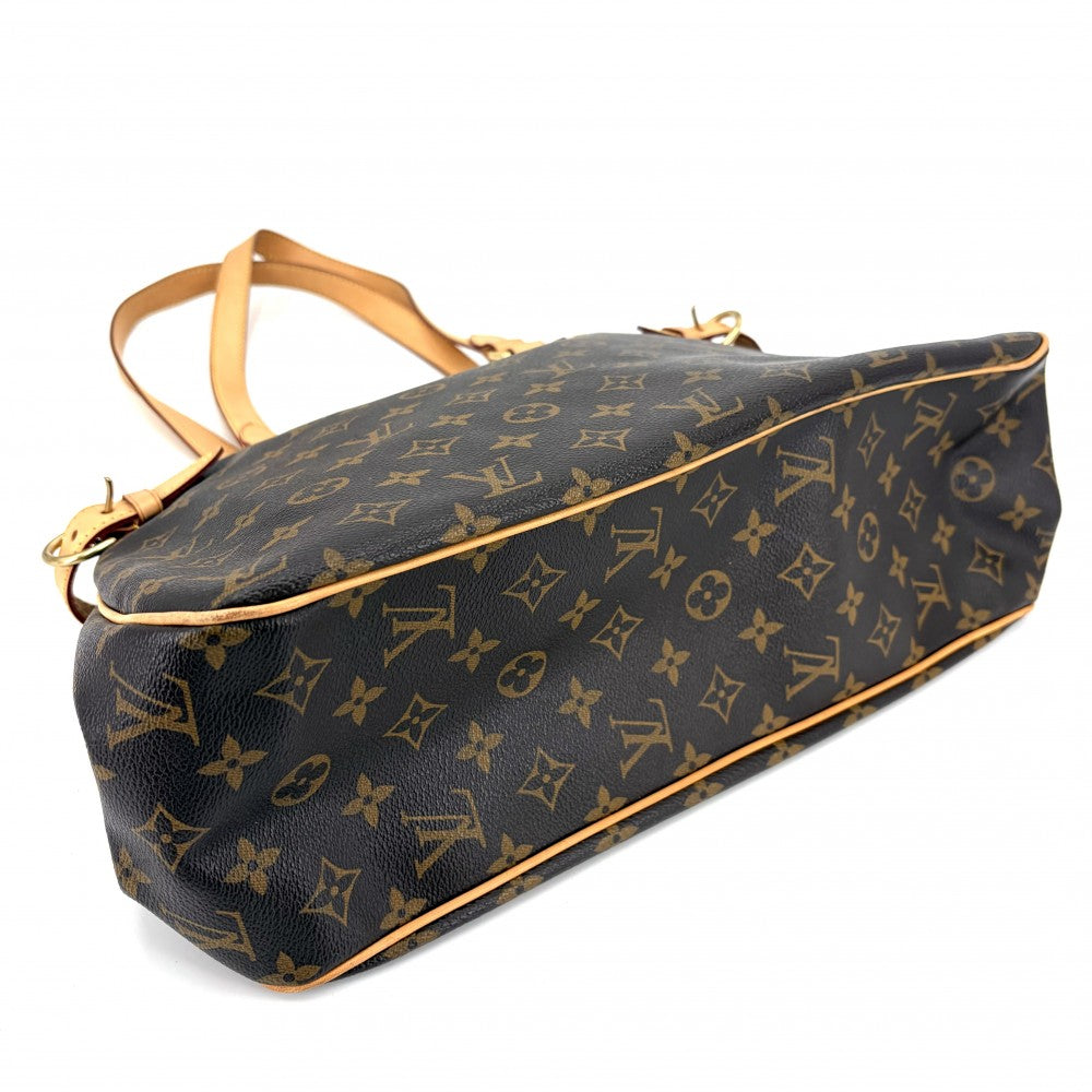 LOUIS VUITTON ルイヴィトン トートバッグ バティニョールオリゾンタル ハンドバッグ M51154 モノグラムキャンバス ブラウン 茶 ゴールド金具 レディース【中古品】