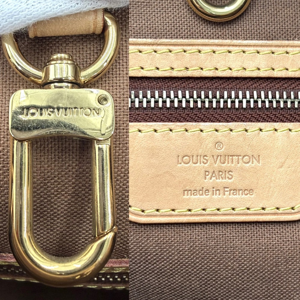 LOUIS VUITTON ルイヴィトン トートバッグ バティニョールオリゾンタル ハンドバッグ M51154 モノグラムキャンバス ブラウン 茶 ゴールド金具 レディース【中古品】