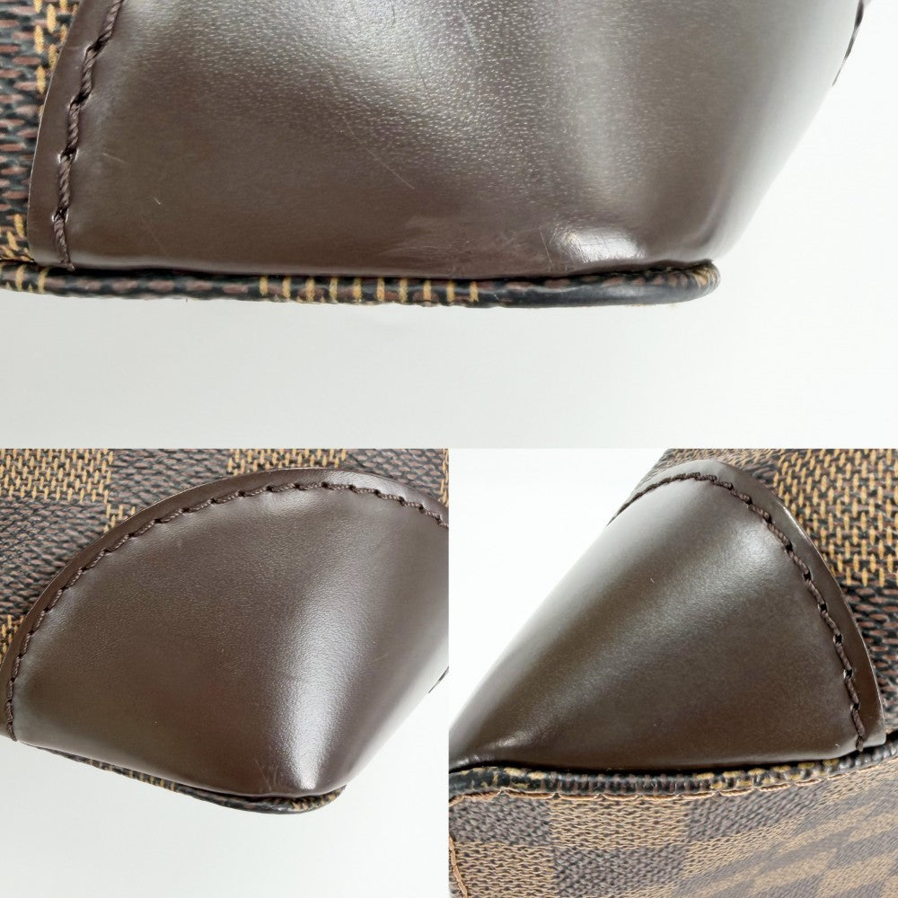 LOUIS VUITTON ルイヴィトン トートバッグ ハムステッドPM ハンドバッグ N51205 ダミエキャンバス ブラウン 茶 ゴールド金具 レディース【中古品】