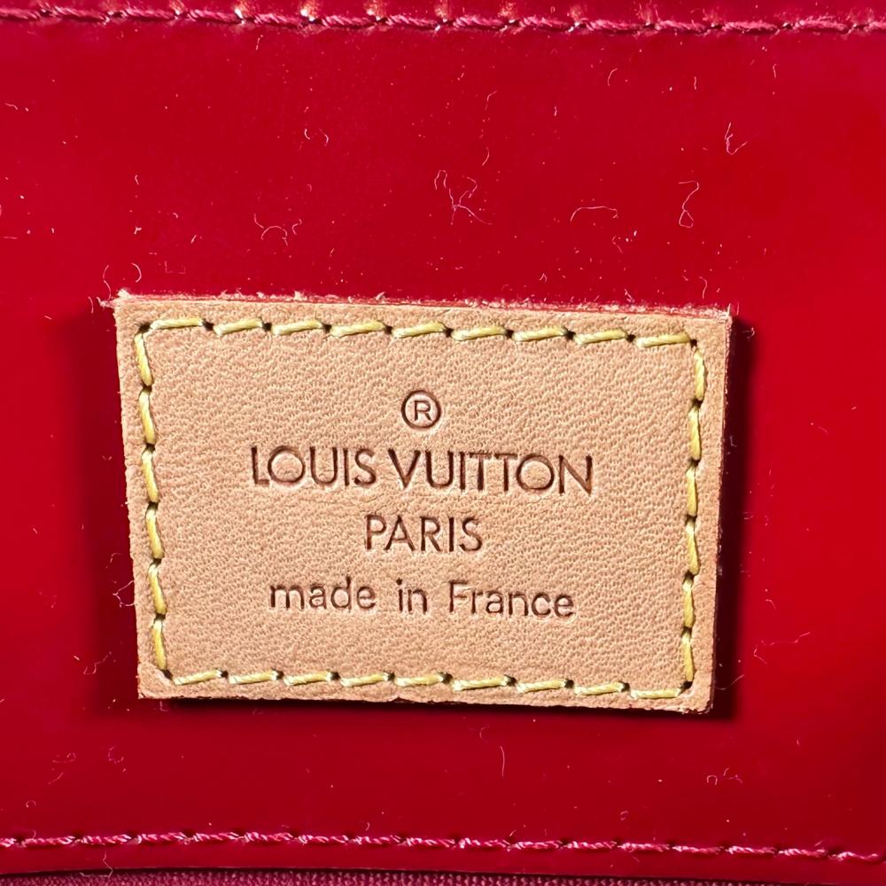LOUIS VUITTON ルイヴィトン ハンドバッグ リードPM M91990 モノグラムヴェルニ レッド 赤 ゴールド金具 レディース【中古品】