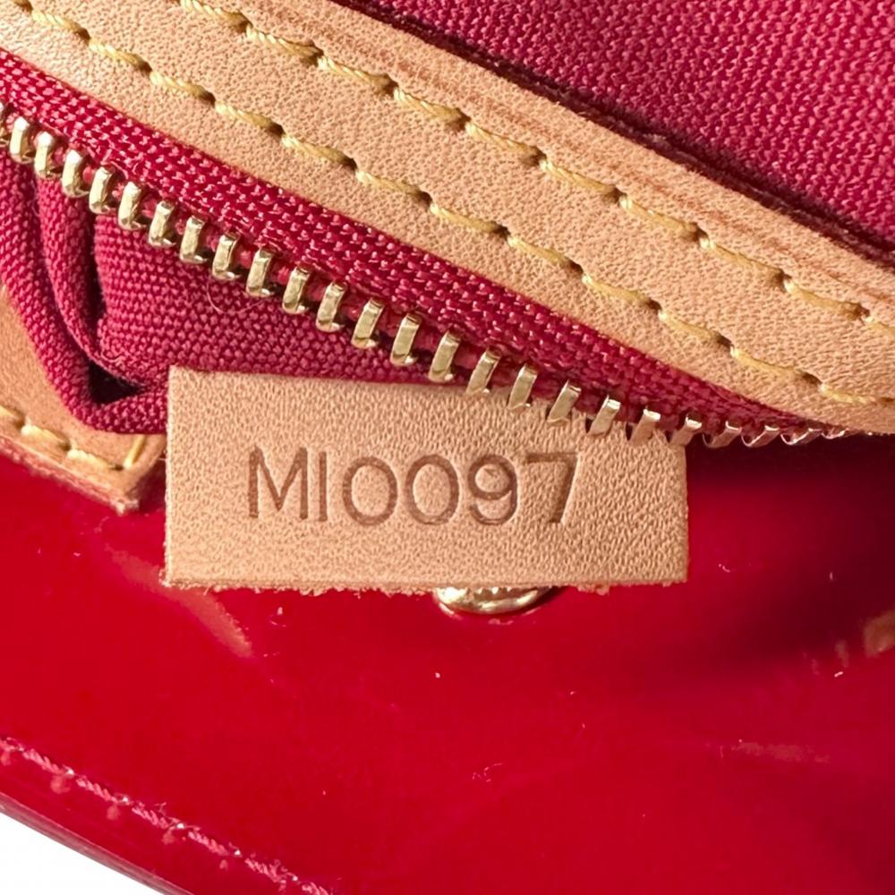 LOUIS VUITTON ルイヴィトン ハンドバッグ リードPM M91990 モノグラムヴェルニ レッド 赤 ゴールド金具 レディース【中古品】
