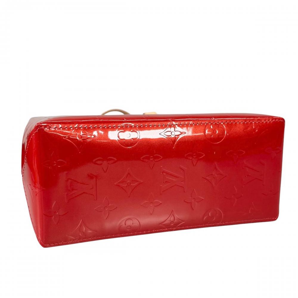 LOUIS VUITTON ルイヴィトン ハンドバッグ リードPM M91990 モノグラムヴェルニ レッド 赤 ゴールド金具 レディース【中古品】