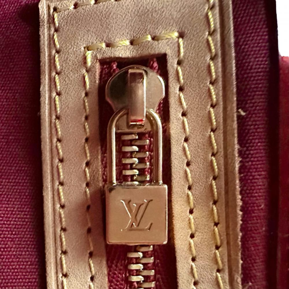 LOUIS VUITTON ルイヴィトン ハンドバッグ リードPM M91990 モノグラムヴェルニ レッド 赤 ゴールド金具 レディース【中古品】