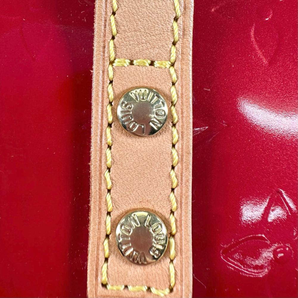 LOUIS VUITTON ルイヴィトン ハンドバッグ リードPM M91990 モノグラムヴェルニ レッド 赤 ゴールド金具 レディース【中古品】