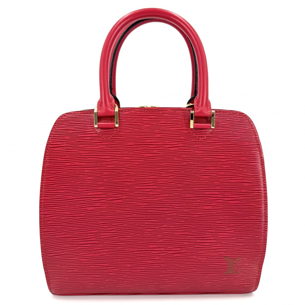 LOUIS VUITTON ルイヴィトン ハンドバッグ エピ ポンヌフ M52057 レッド 赤 ゴールド金具 レディース【中古品】