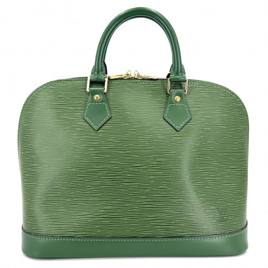 LOUIS VUITTON ルイヴィトン ハンドバッグ アルマPM M52144 エピレザー グリーン 緑 ゴールド金具 レディース【中古品】