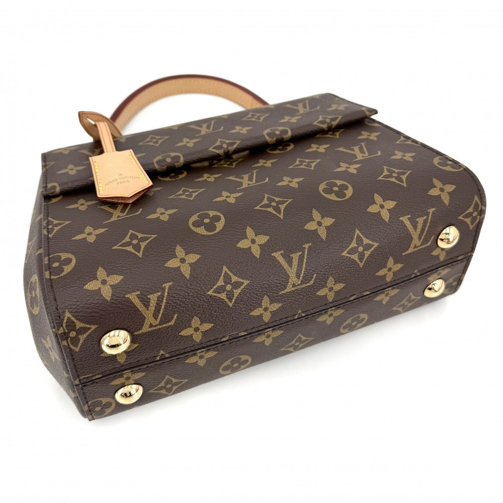 LOUIS VUITTON ルイヴィトン ハンドバッグ モノグラム クリュニーBB かばん M42738 ブラウン 茶 ピンク ゴールド金具 レディース【中古品】
