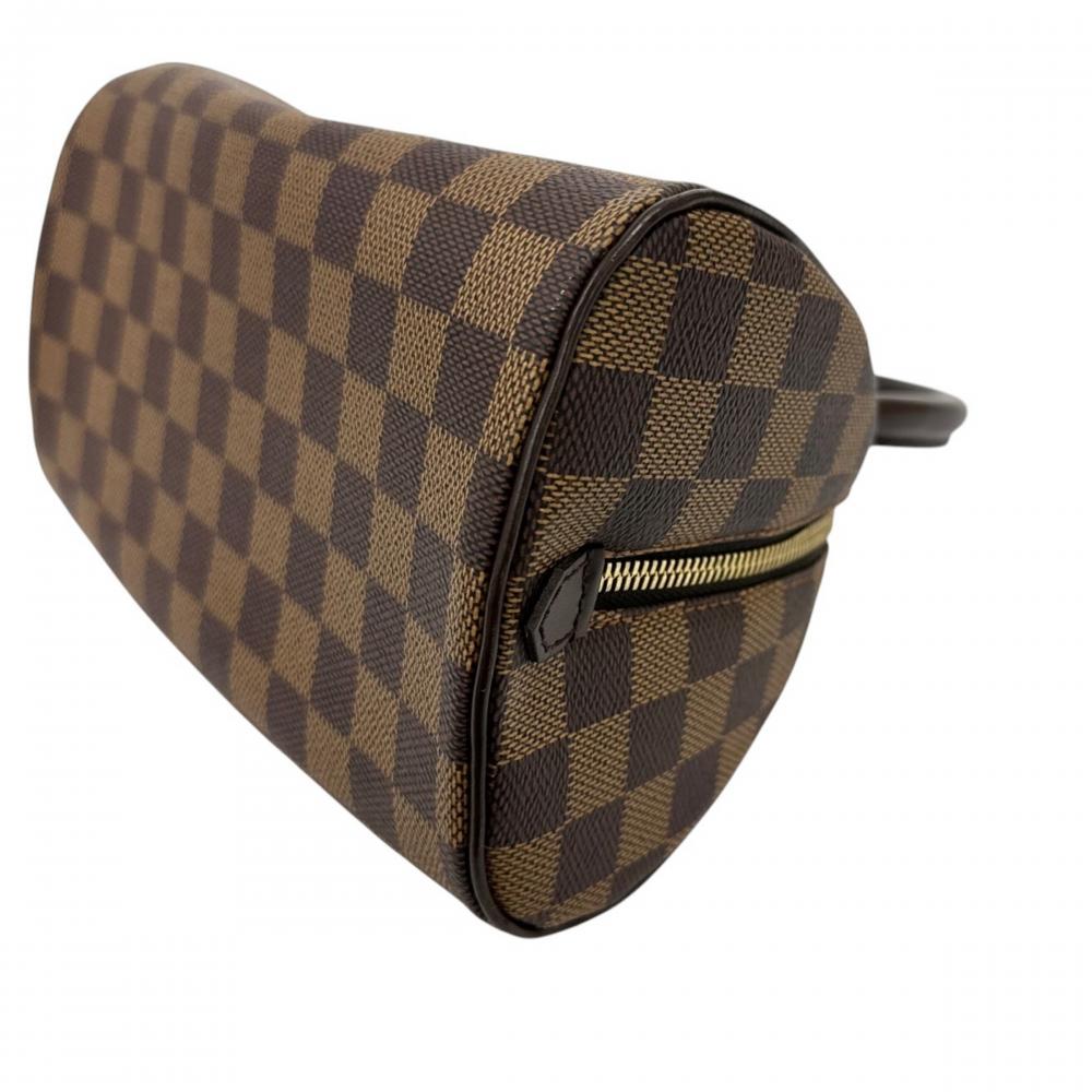 LOUIS VUITTON ルイヴィトン ハンドバッグ ダミエ・エベヌ リベラPM ミニ N41436 ダミエキャンバス ブラウン 茶 ゴールド金具 レディース【中古品】