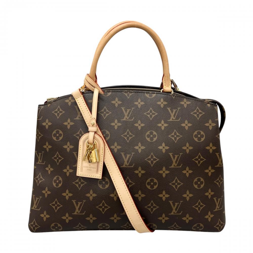 LOUIS VUITTON ルイヴィトン ハンドバッグ グランパレMM ２WAY M45898 モノグラムキャンバス ブラウン 茶 ゴールド金具 レディース【中古品】
