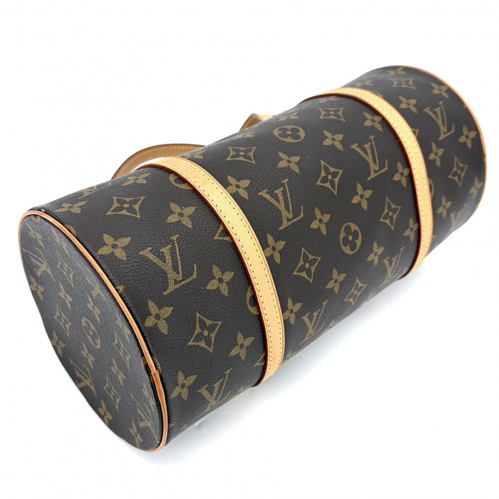LOUIS VUITTON ルイヴィトン ハンドバッグ パピヨン30 ポーチ付き M51385 モノグラムキャンバス ブラウン 茶 ゴールド金具 レディース【中古品】