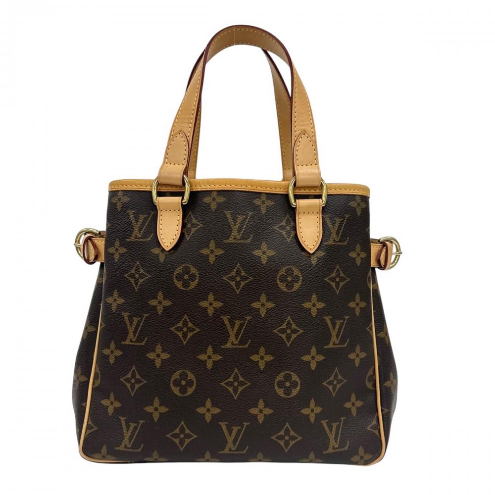 LOUIS VUITTON ルイヴィトン ハンドバッグ バティニョール M51156 モノグラムキャンバス ヌメ革 ブラウン 茶 ゴールド金具 レディース【中古品】