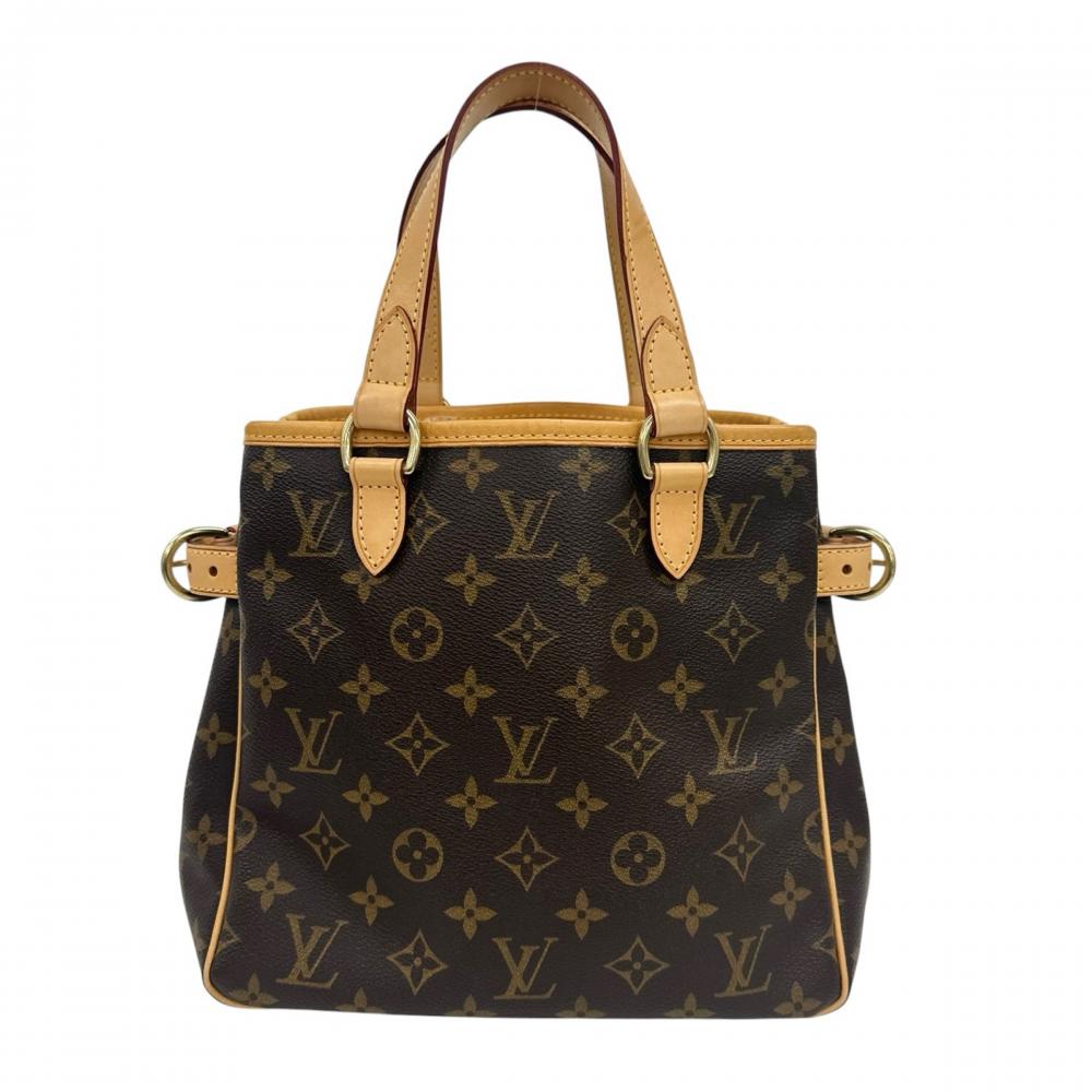 LOUIS VUITTON ルイヴィトン ハンドバッグ バティニョール M51156 モノグラムキャンバス ヌメ革 ブラウン 茶 ゴールド金具 レディース【中古品】