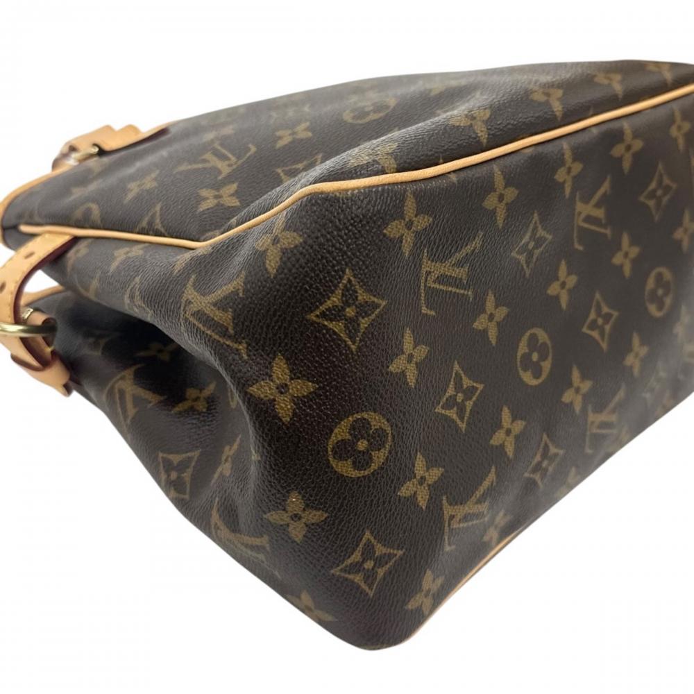 LOUIS VUITTON ルイヴィトン ハンドバッグ バティニョール M51156 モノグラムキャンバス ヌメ革 ブラウン 茶 ゴールド金具 レディース【中古品】
