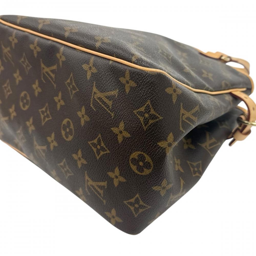 LOUIS VUITTON ルイヴィトン ハンドバッグ バティニョール M51156 モノグラムキャンバス ヌメ革 ブラウン 茶 ゴールド金具 レディース【中古品】