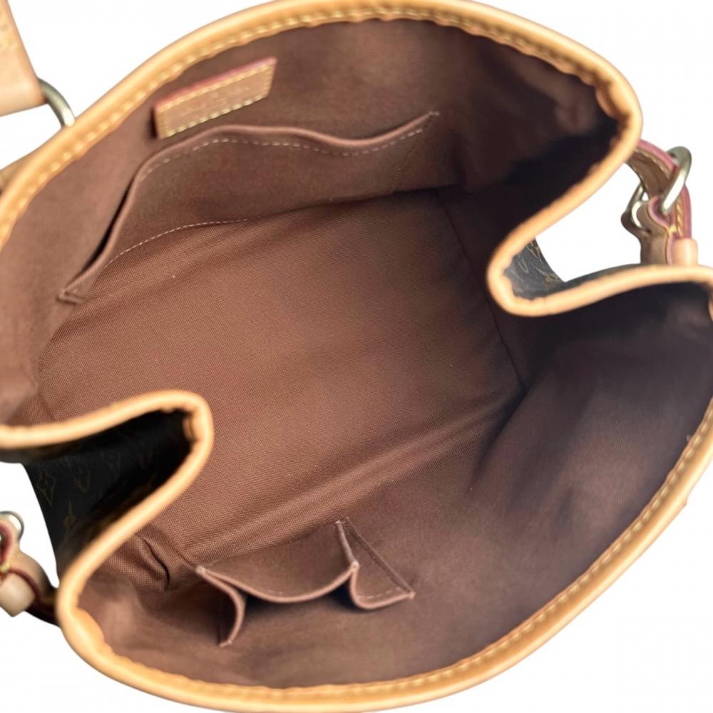 LOUIS VUITTON ルイヴィトン ハンドバッグ バティニョール M51156 モノグラムキャンバス ヌメ革 ブラウン 茶 ゴールド金具 レディース【中古品】