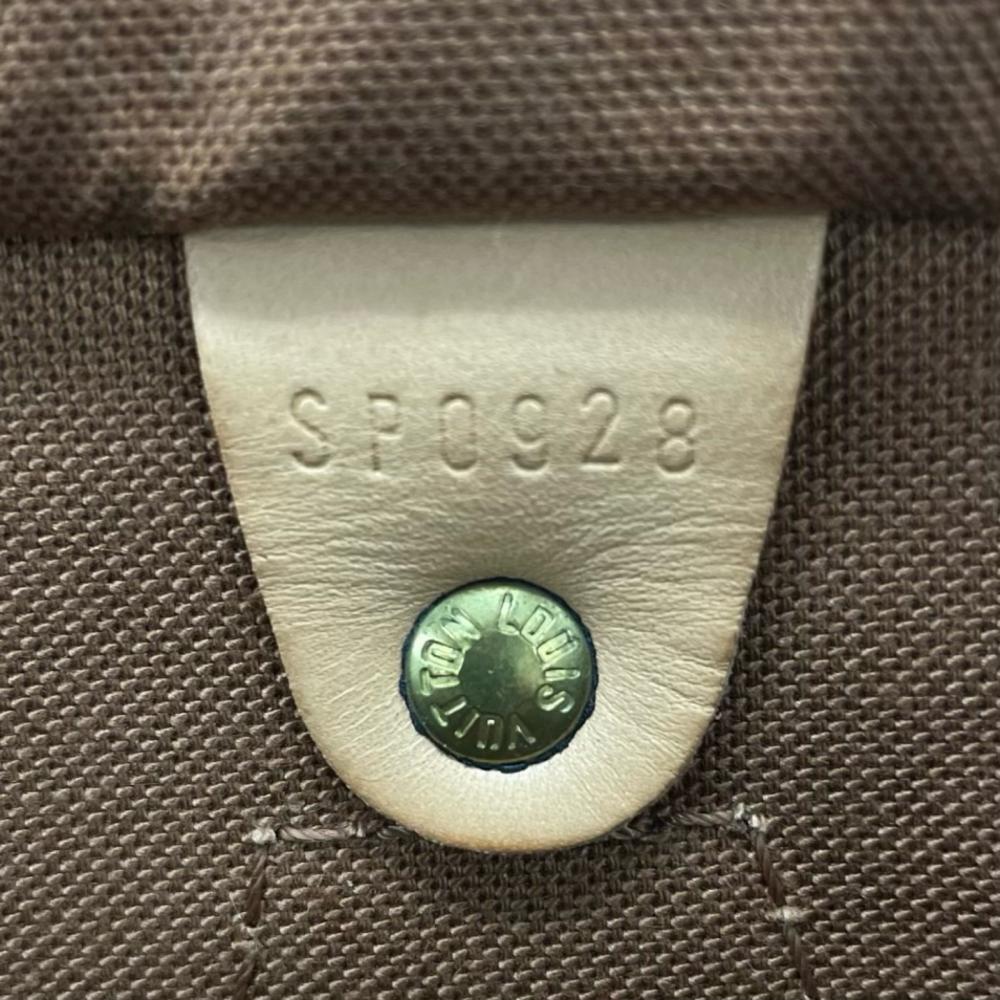 LOUIS VUITTON ルイヴィトン ハンドバッグ スピーディ25 LVロゴ M41109 モノグラムキャンバス ブラウン 茶 ゴールド金具 レディース【中古品】