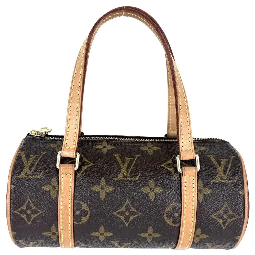 LOUIS VUITTON ルイヴィトン ハンドバッグ ミニ パピヨン19 M51389 モノグラムキャンバス ブラウン 茶 ゴールド金具 レディース【中古品】