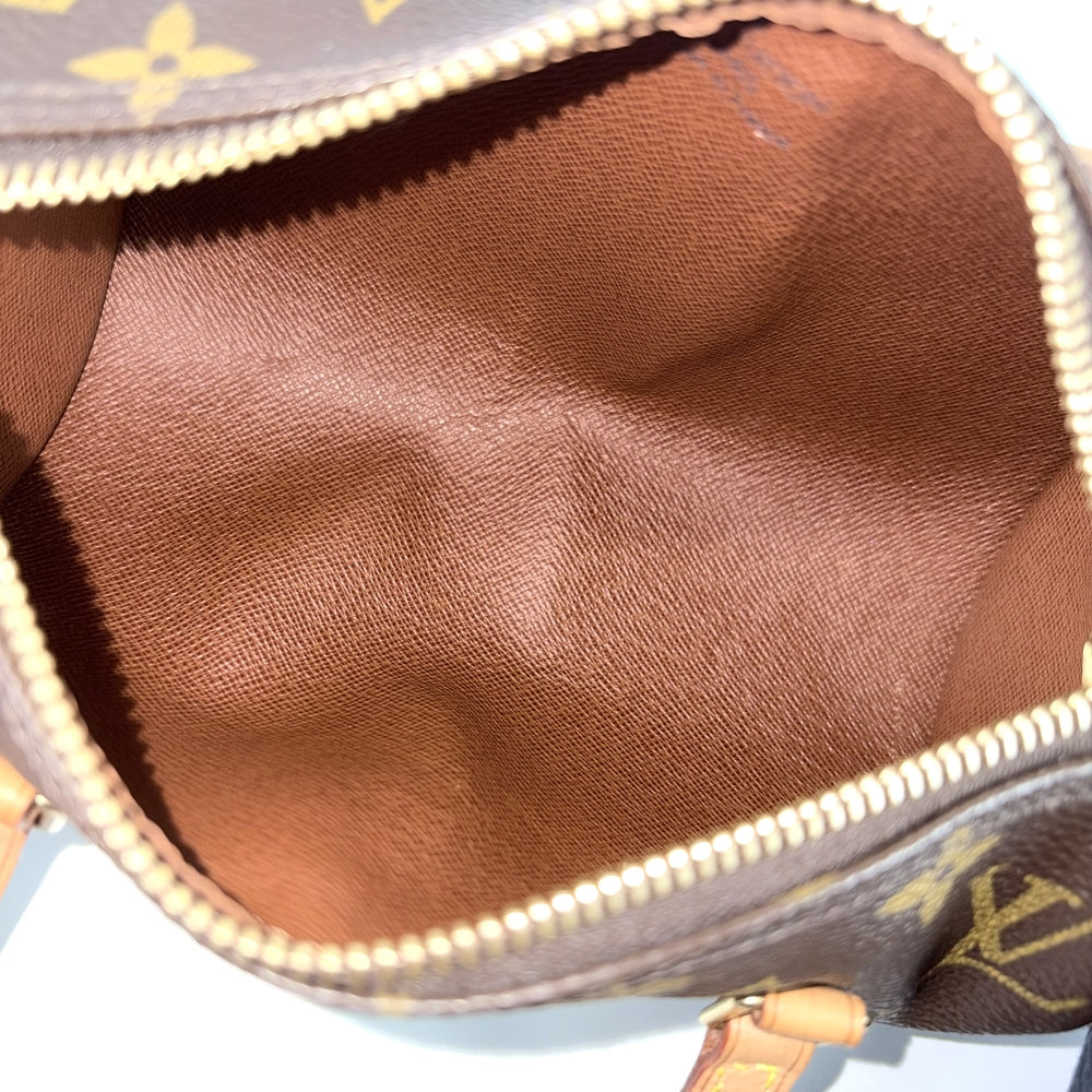 LOUIS VUITTON ルイヴィトン ハンドバッグ ミニ パピヨン19 M51389 モノグラムキャンバス ブラウン 茶 ゴールド金具 レディース【中古品】