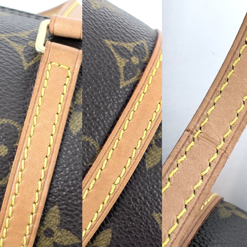 LOUIS VUITTON ルイヴィトン ハンドバッグ ミニ パピヨン19 M51389 モノグラムキャンバス ブラウン 茶 ゴールド金具 レディース【中古品】