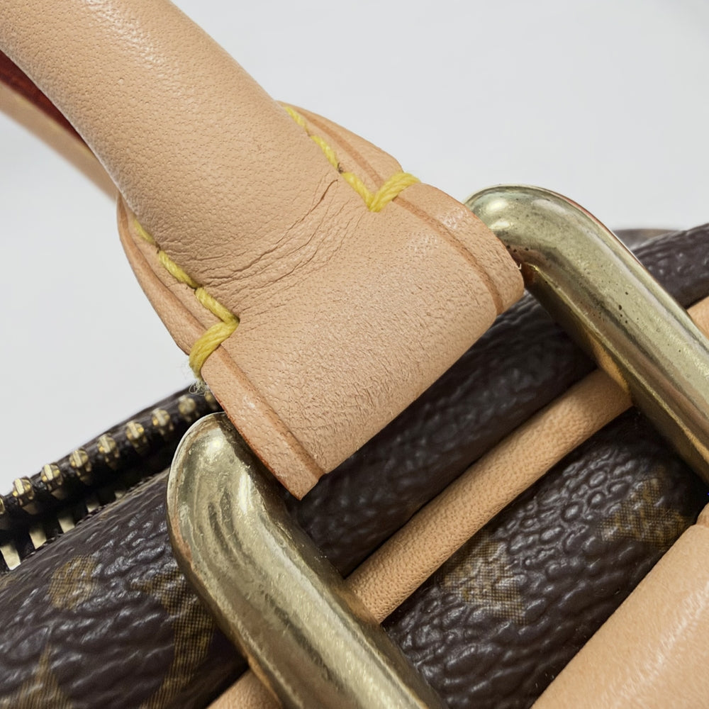 LOUIS VUITTON ルイヴィトン ハンドバッグ マンハッタンPM M40026 モノグラムキャンバス ブラウン 茶 ゴールド金具 レディース【中古品】