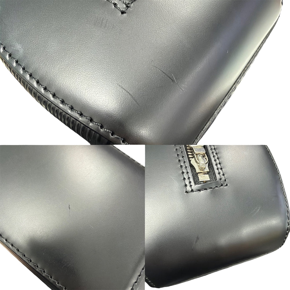 LOUIS VUITTON ルイヴィトン ハンドバッグ ジャスミン ノワール M52852 エピレザー ブラック 黒 シルバー金具 レディース【中古品】